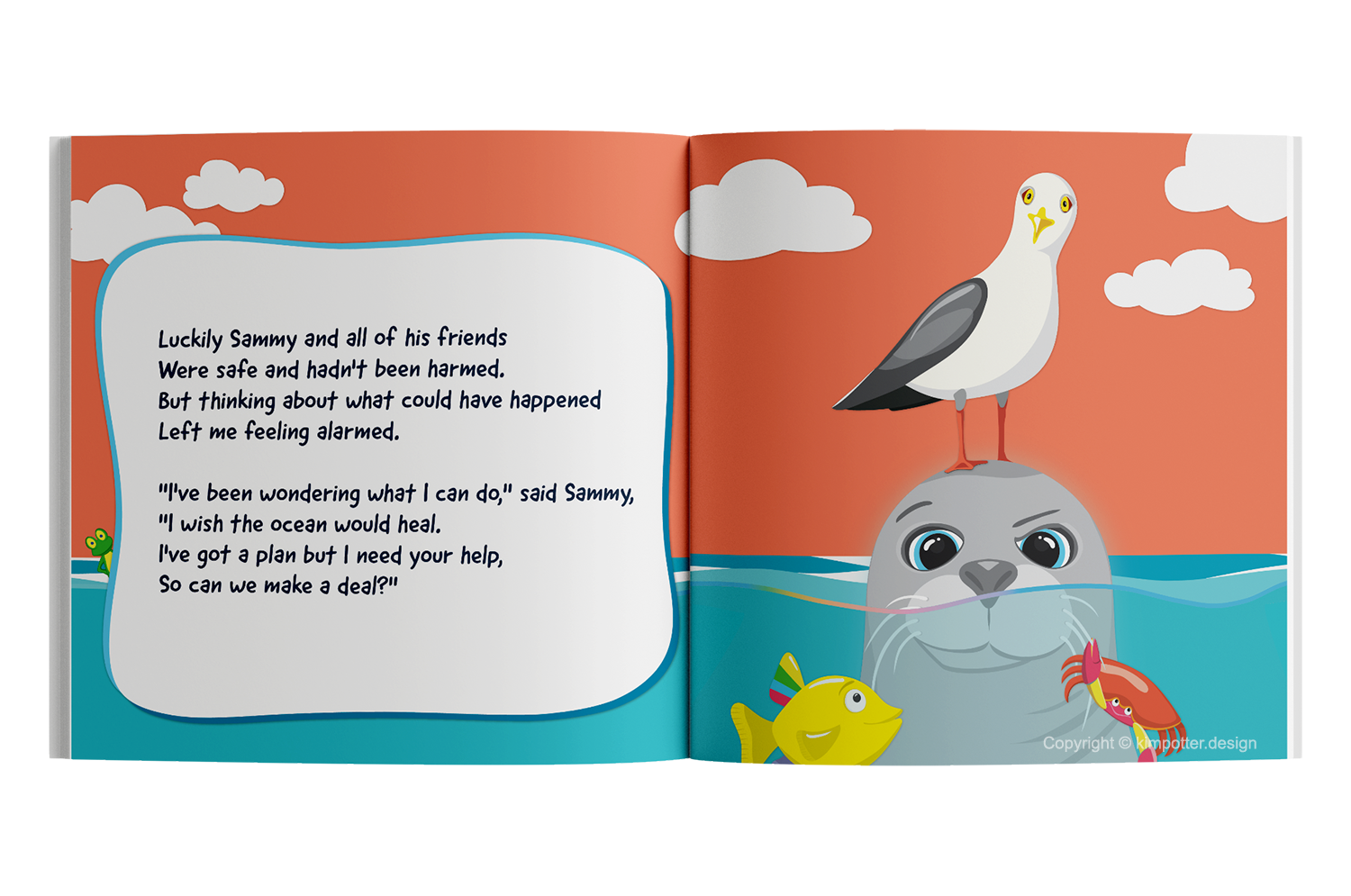 Deal With A Seal - Book Illustration, Branding, Website & Merch Deal With A Seal - Book Illustration, Branding, Website & Merch
